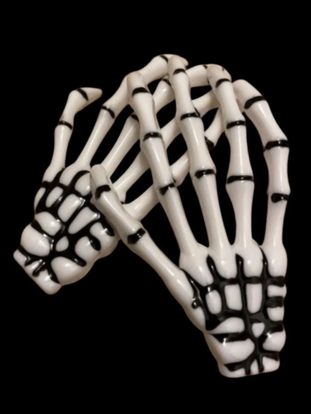 Skeleton Hair claw clip